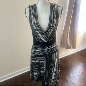 BCBG geometric, print dress size small NWT